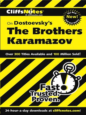 cover image of CliffsNotes on Dostoevsky's The Brothers Karamazov